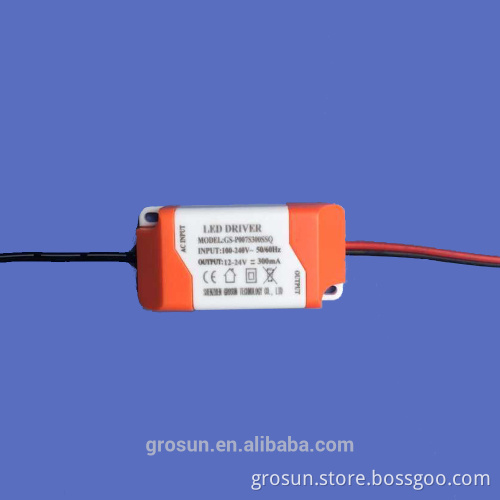 7W CE Standard Constant Current Output LED Lighing Driver / LED power Supply